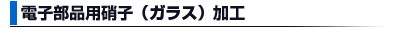 �d�q���i�p�Ɏq�i�K���X�j���H